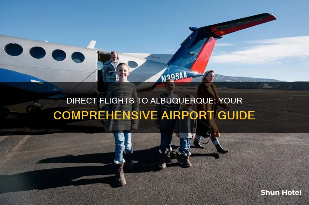 what airports fly direct to albuquerque