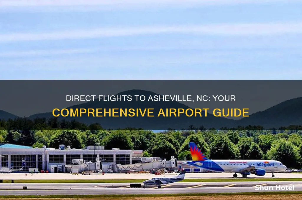 what airports fly direct to asheville nc