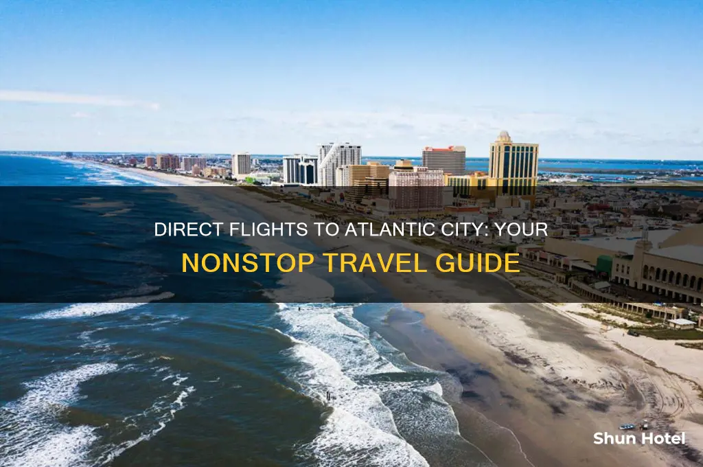 what airports fly direct to atlantic city nj