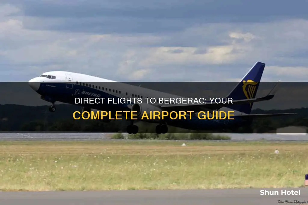 what airports fly direct to bergerac