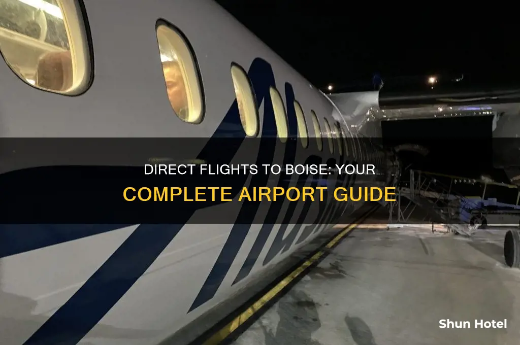 what airports fly direct to boise