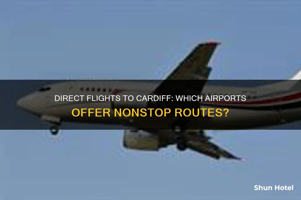 what airports fly direct to cardiff