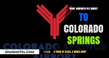 Direct Flights to Colorado Springs: Which Airports Offer Nonstop Service?