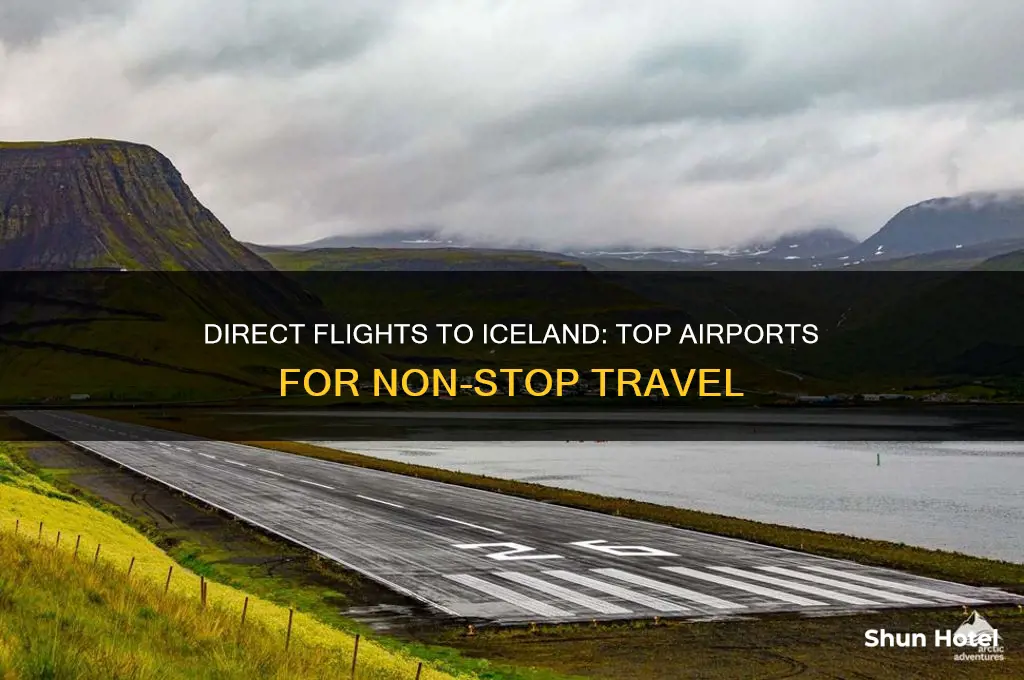 what airports fly direct to iceland