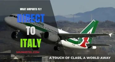 Direct Flights to Italy: Top Airports for Non-Stop Travel