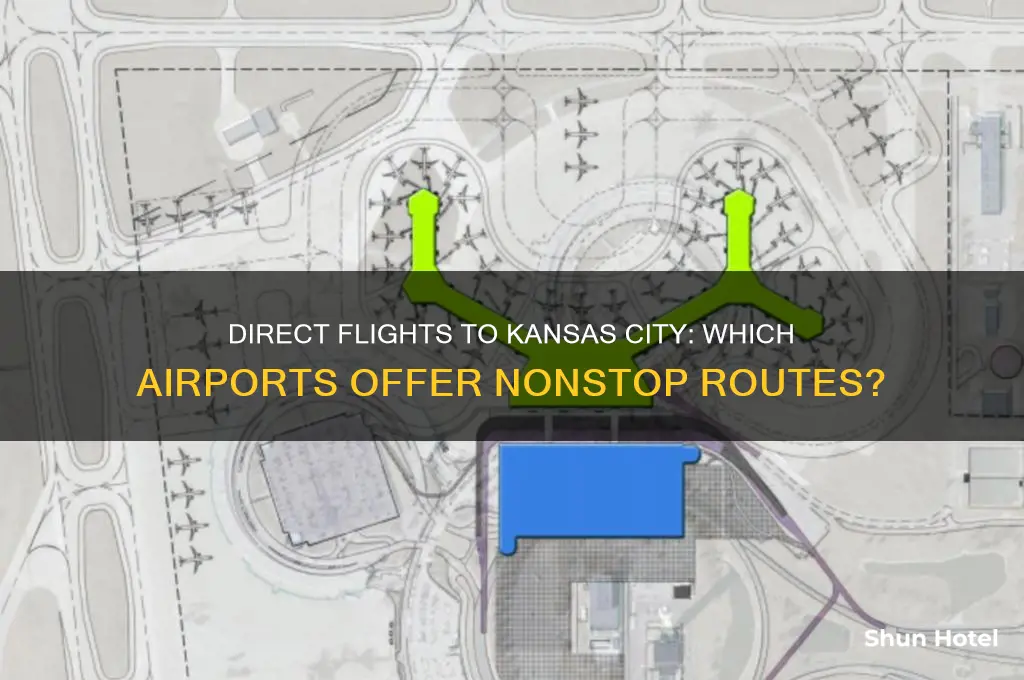 what airports fly direct to kansas city