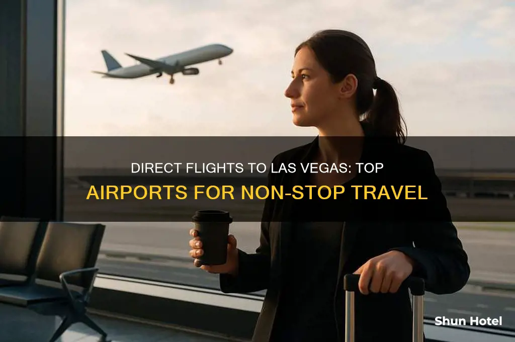 what airports fly direct to las vegas