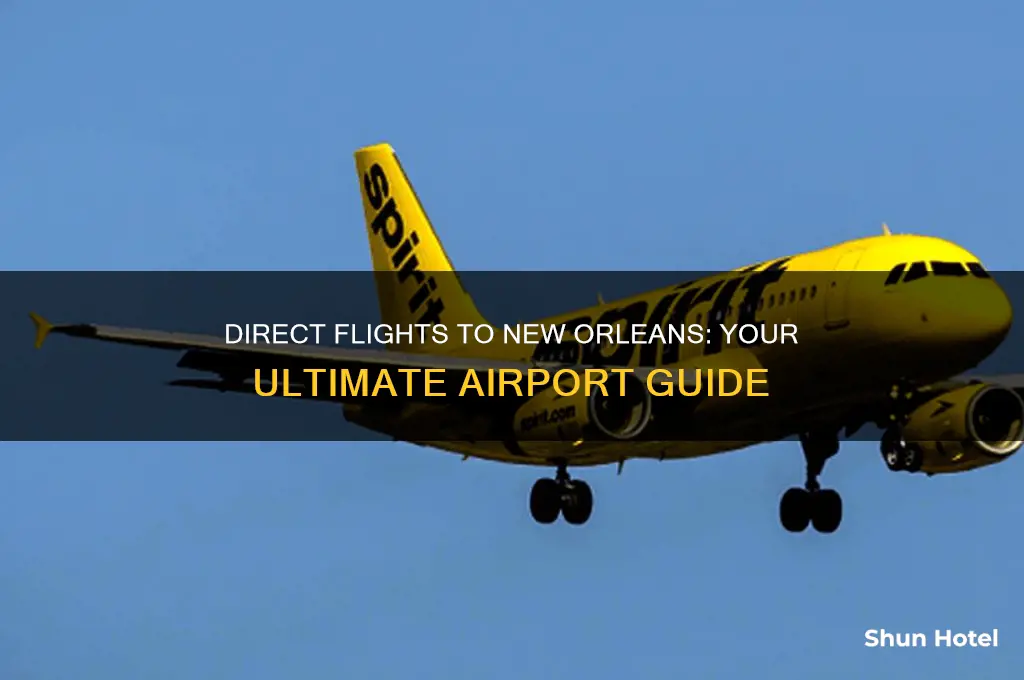 what airports fly direct to new orleans