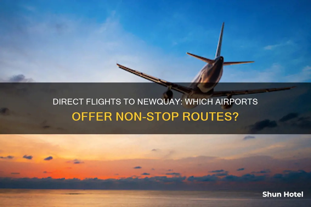 what airports fly direct to newquay