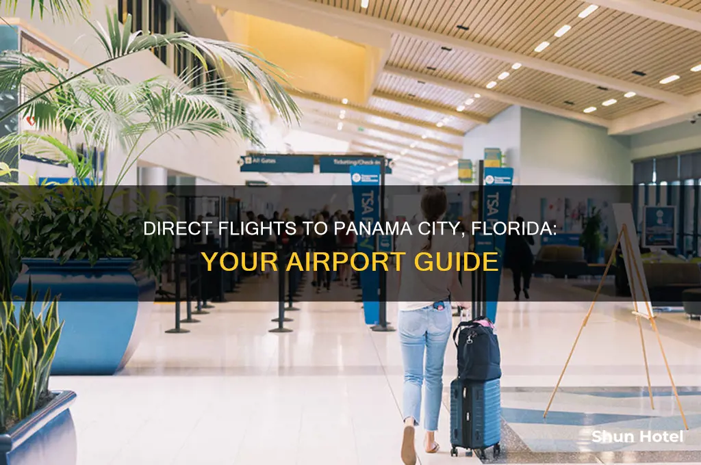 what airports fly direct to panama city florida
