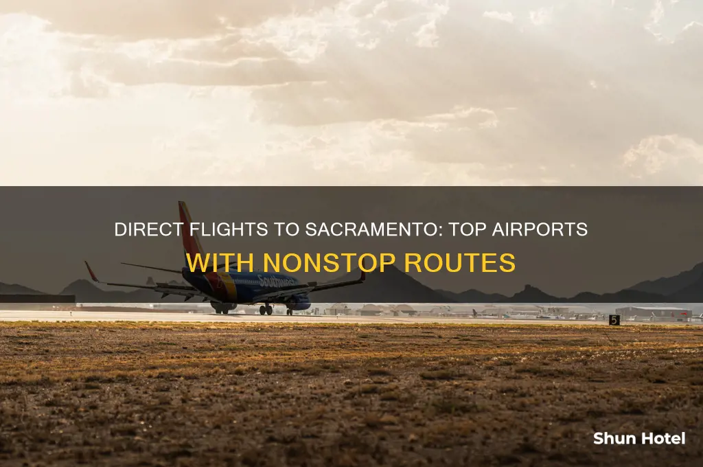 what airports fly direct to sacramento