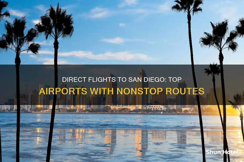 what airports fly direct to san diego