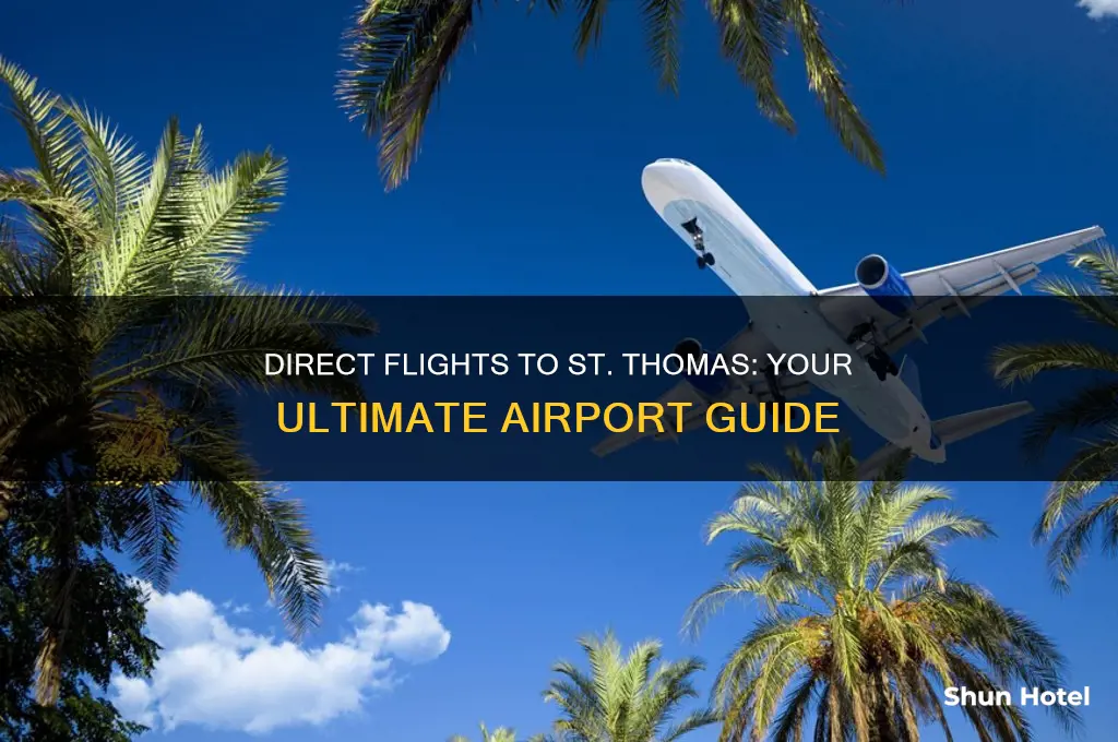 what airports fly direct to st thomas