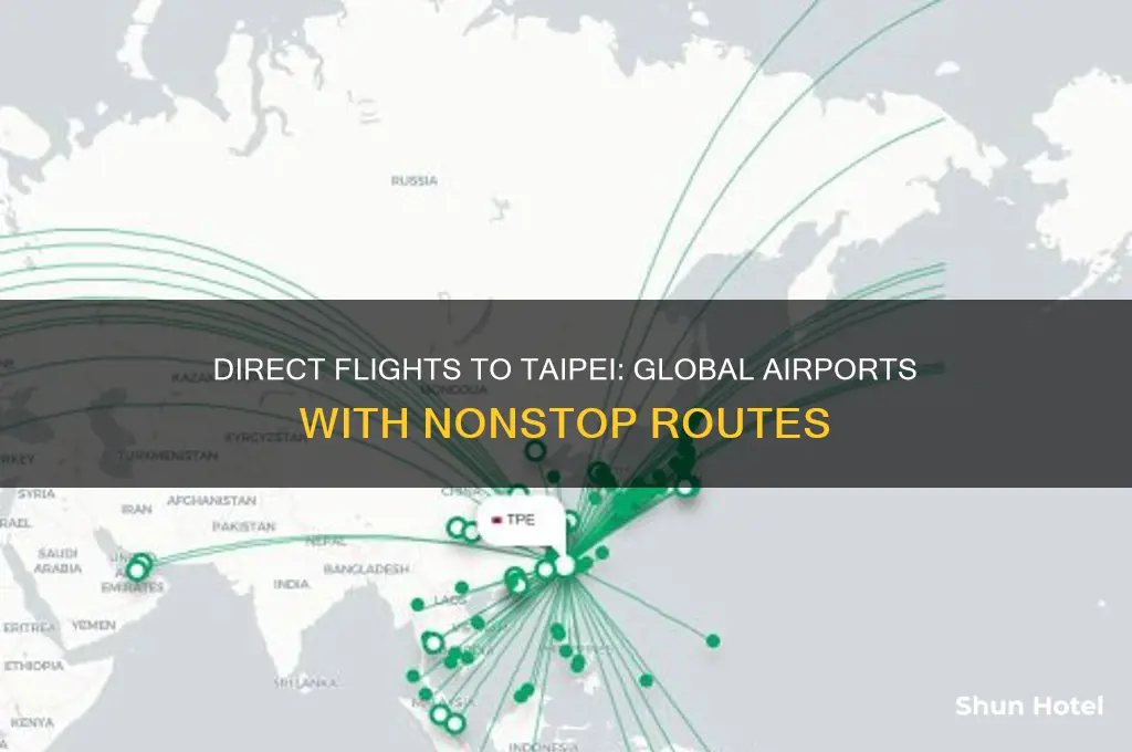 what airports fly direct to taipei