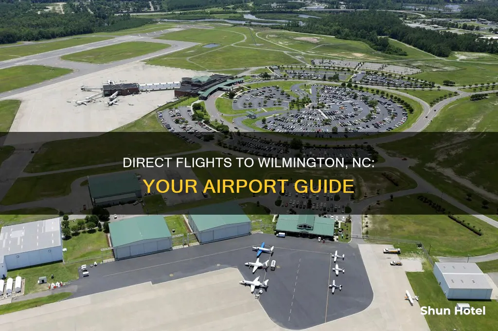 what airports fly direct to wilmington nc