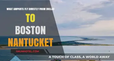 Direct Flights from Dulles to Boston and Nantucket: Your Travel Guide