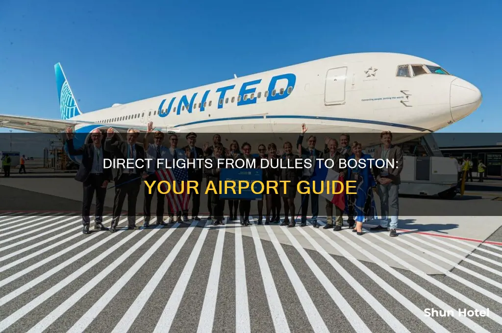 what airports fly directly from dulles to boston