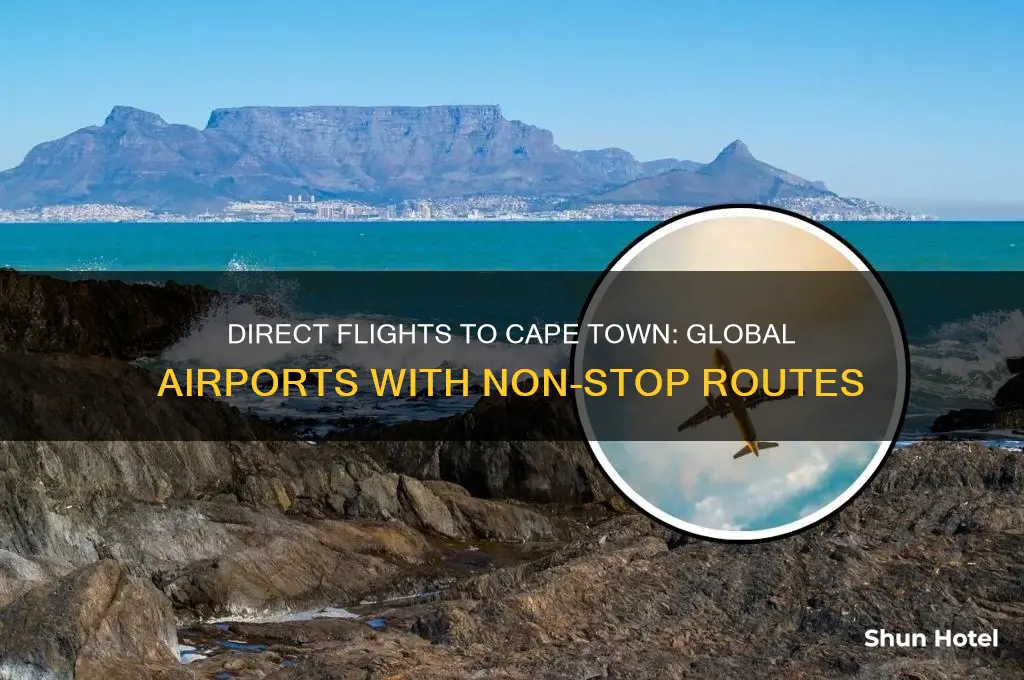 what airports fly directly to cape town