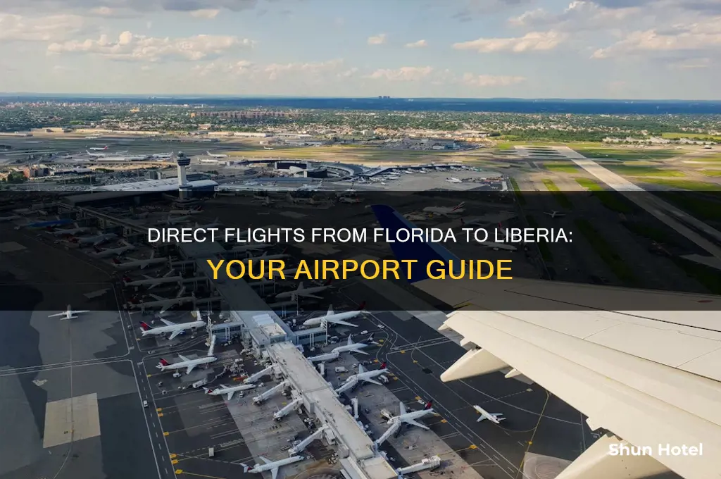 what airports fly from florida direct to liberia