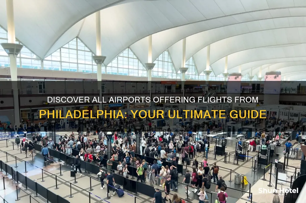 what airports fly out of philly