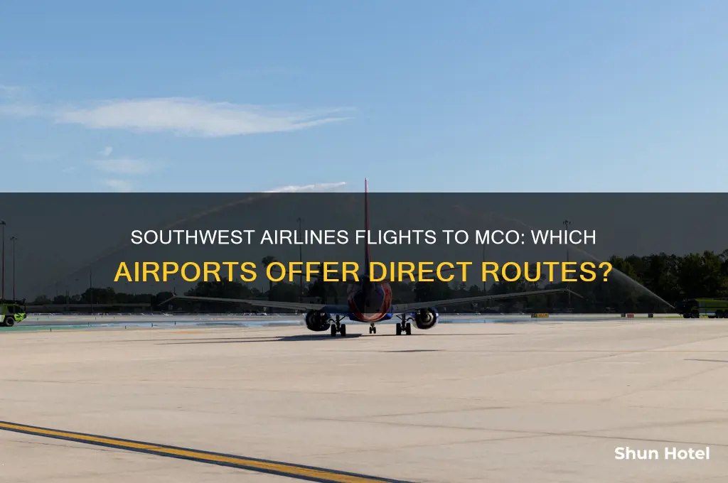 what airports fly southwest to mco