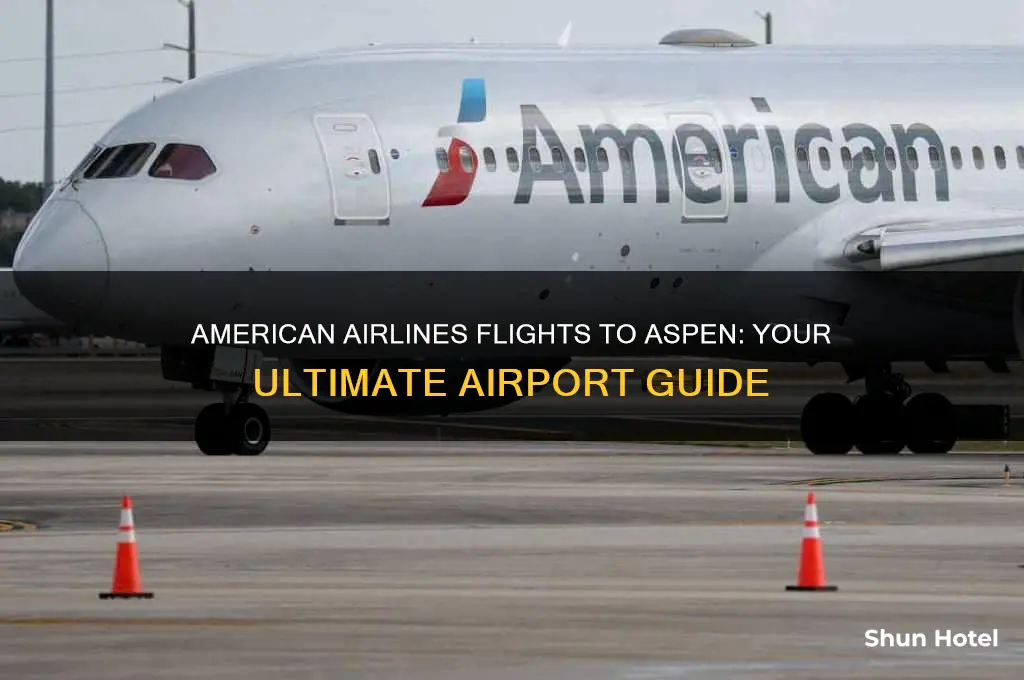 what airports fly to aspen on american airlines