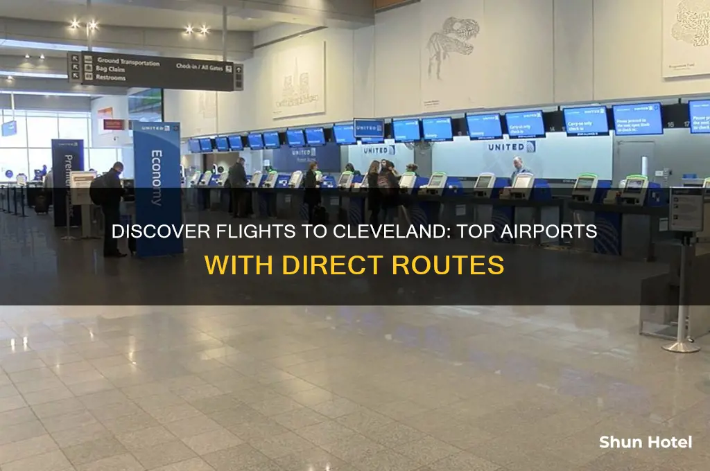 what airports fly to cleveland ohio