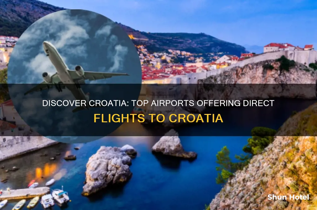 what airports fly to croatia