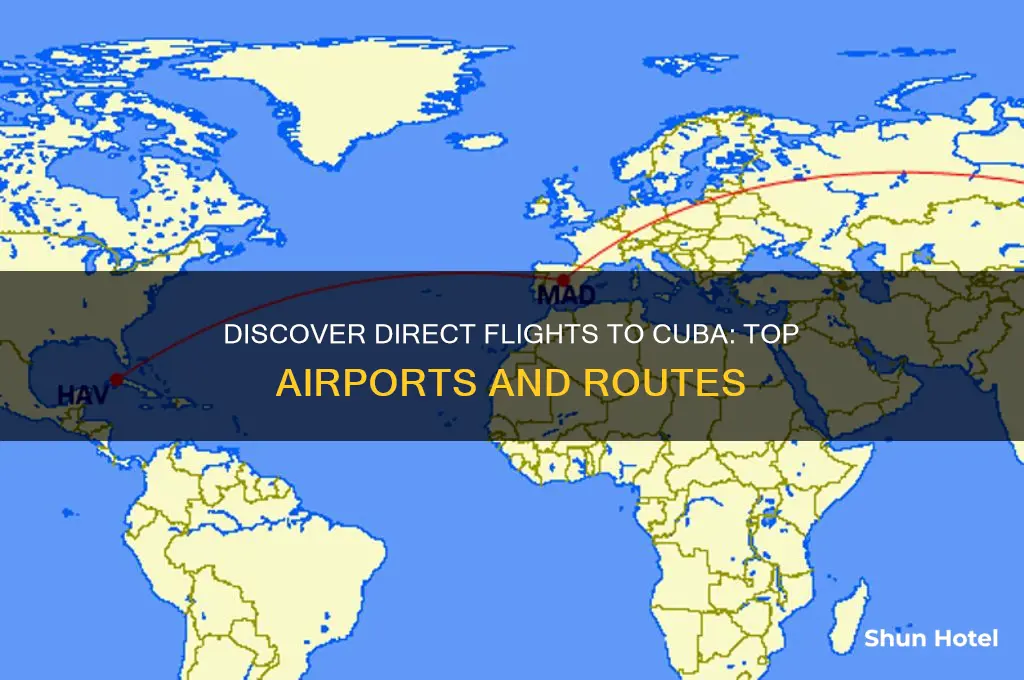 what airports fly to cuba