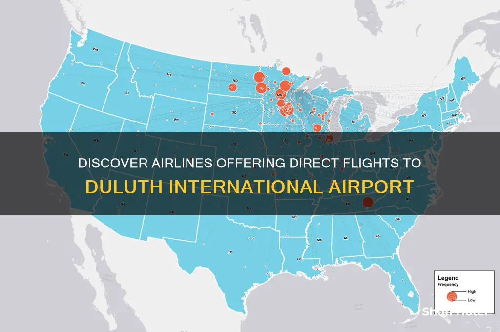 what airports fly to duluth