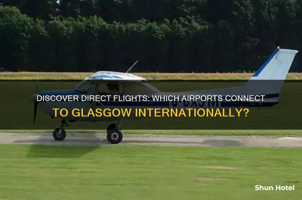 what airports fly to glasgow