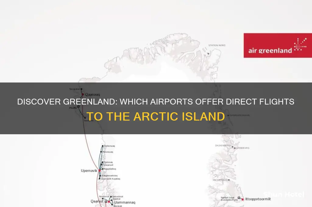 what airports fly to greenland