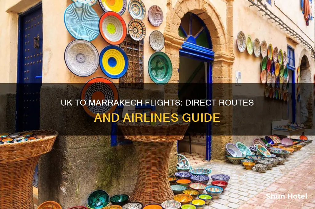 what airports fly to marrakech from uk