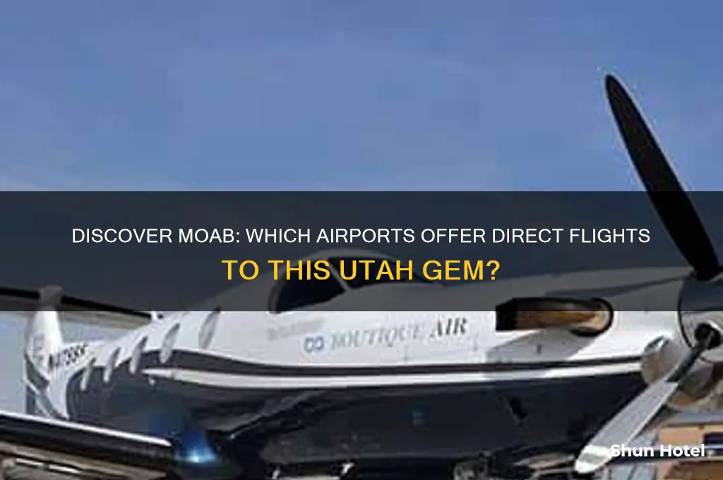 what airports fly to moab
