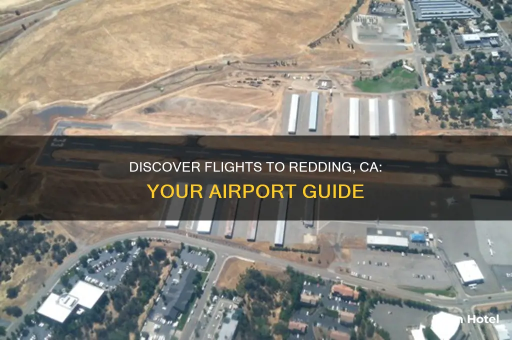 what airports fly to redding ca