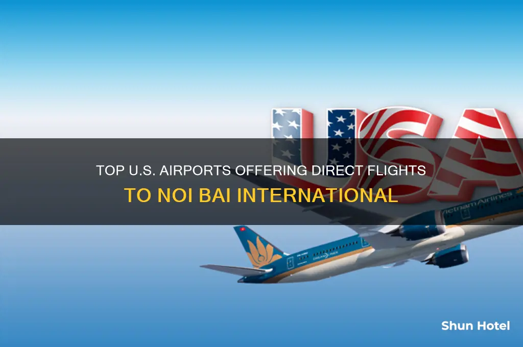 what airports fly united states to noi