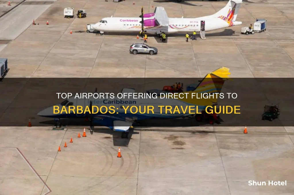 what airports fly yo barbados