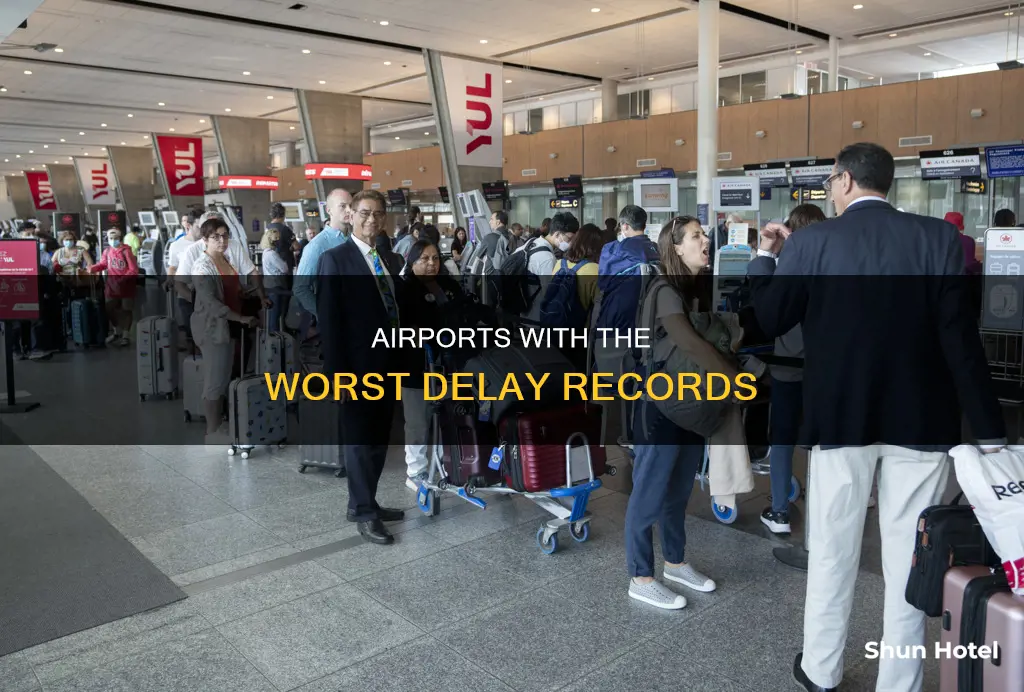 what airports have the most delays