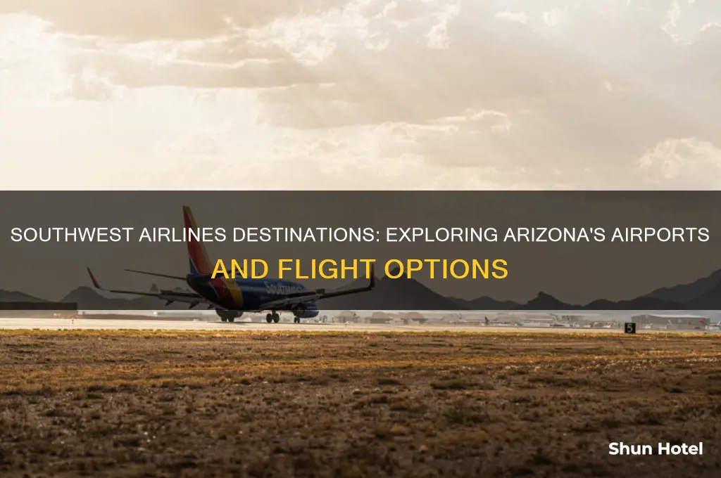 what airports in arizona does s.w fly to