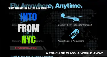 Dallas Airports: Direct Flights from NYC