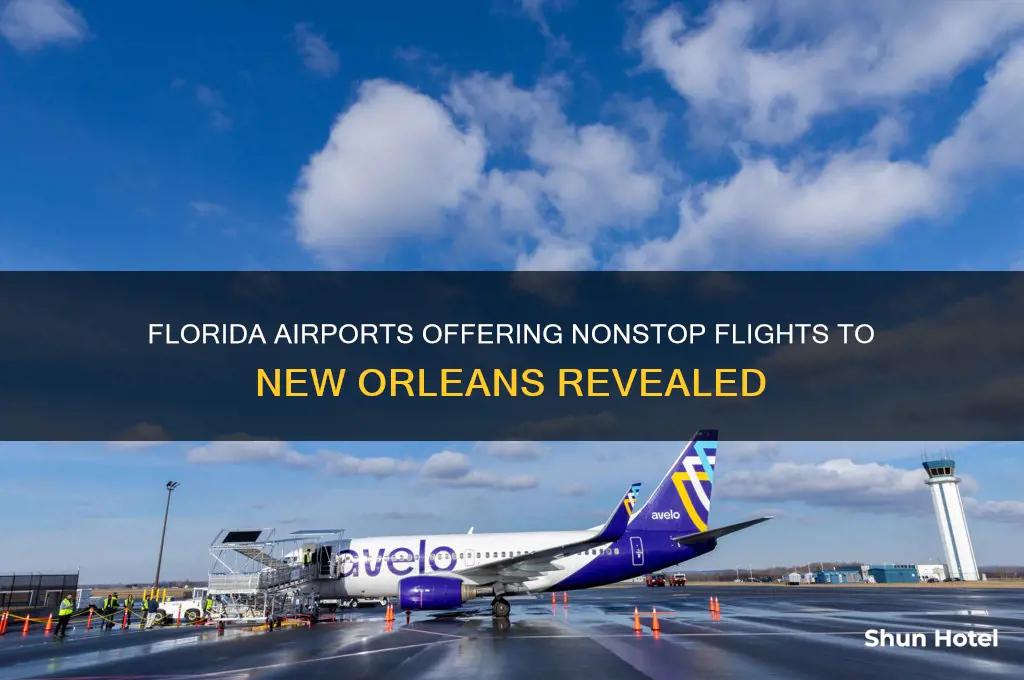 what airports in fl fly direct to nola