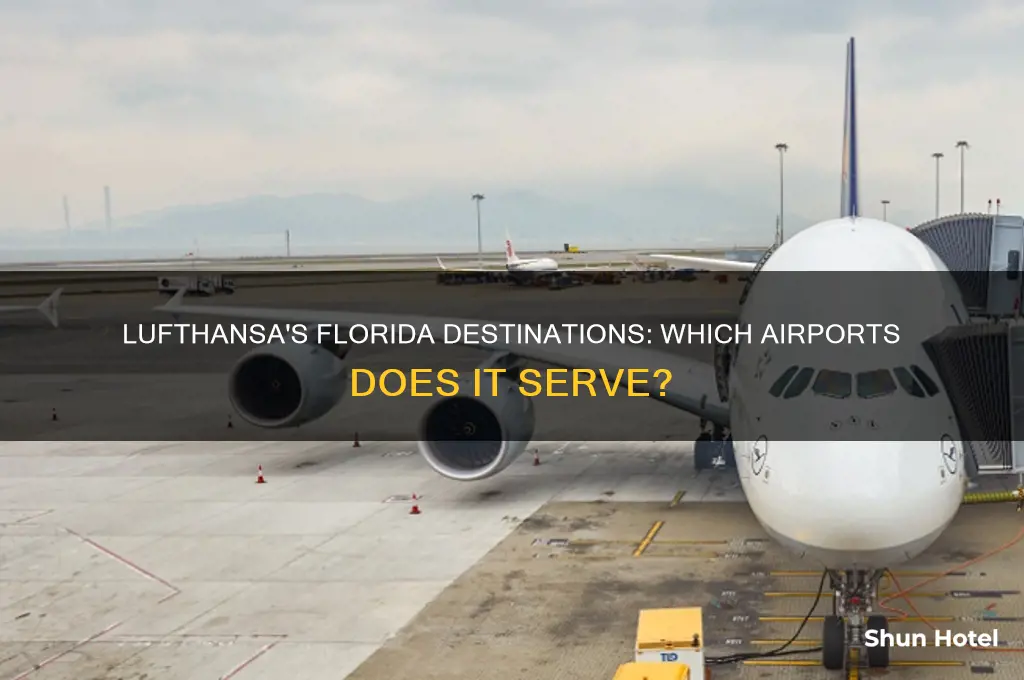 what airports in florida does lufthansa fly