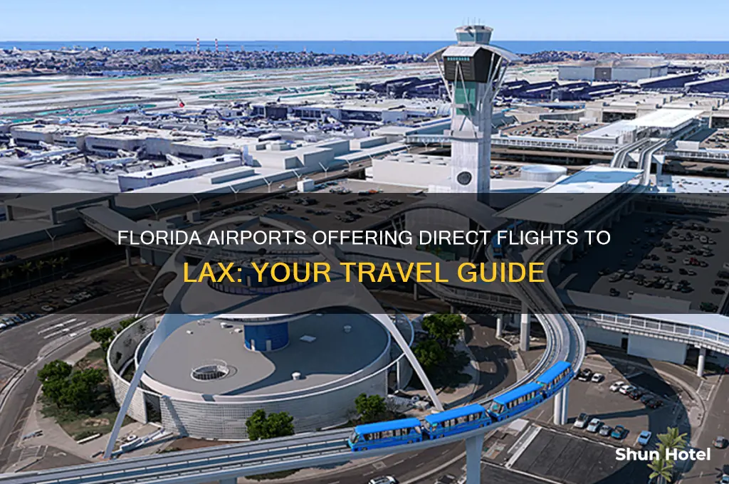 what airports in florida fly to lax