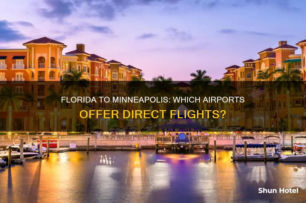 what airports in florida fly to minneapolis mn