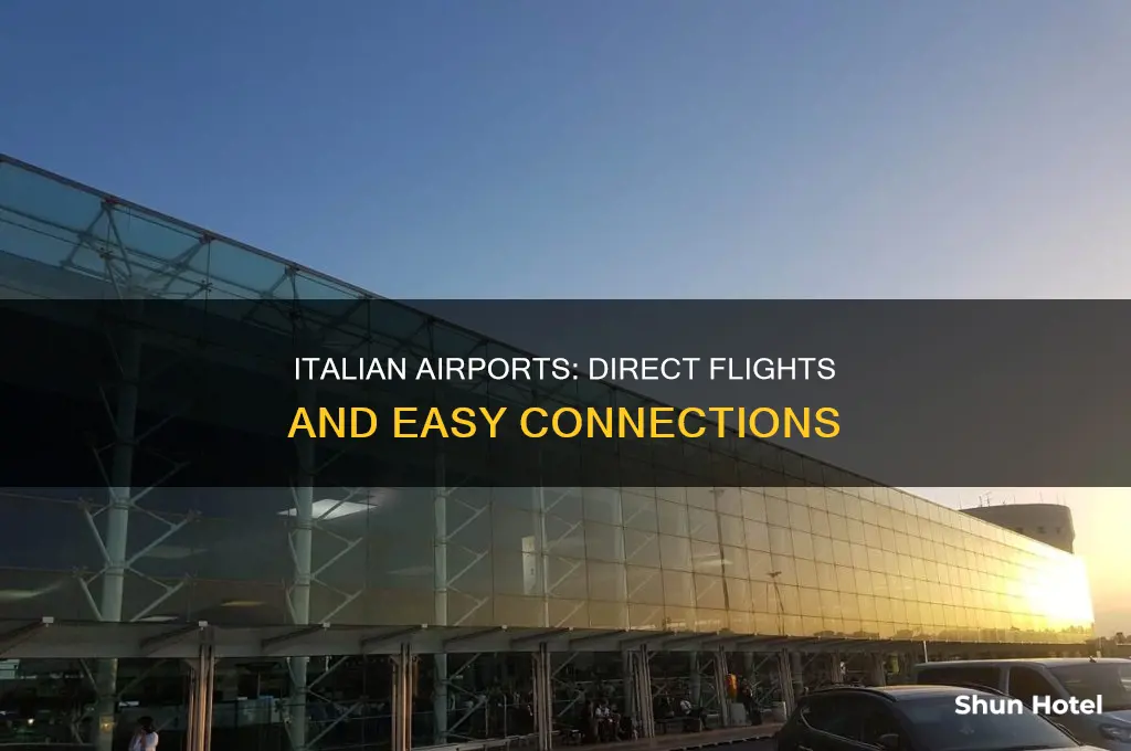 what airports in ital can i fly direct