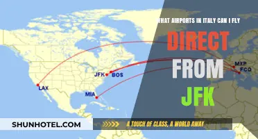 Direct Flights from JFK to Italy: Which Airports?