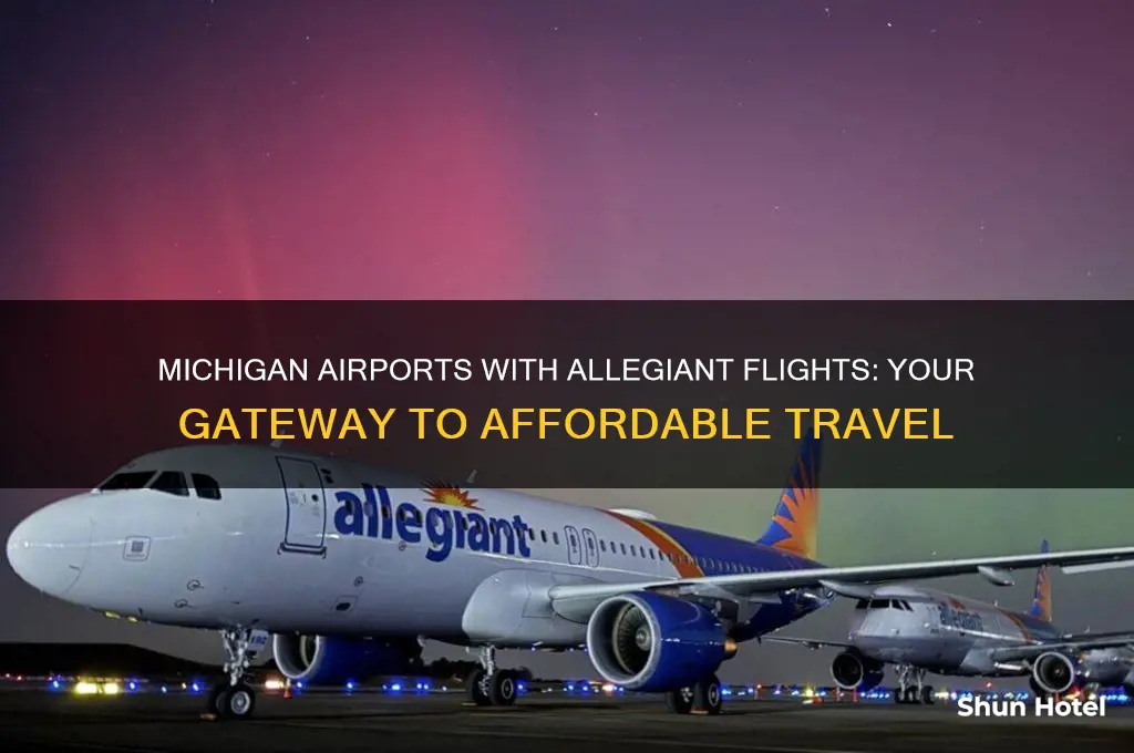 what airports in michigan allegiant fly out of
