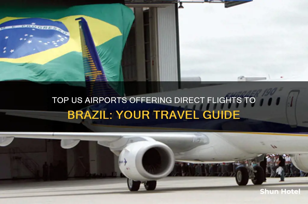 what airports in the us fly to brazil