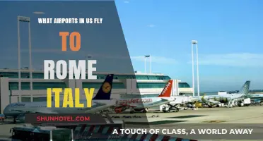 Top US Airports Offering Direct Flights to Rome, Italy