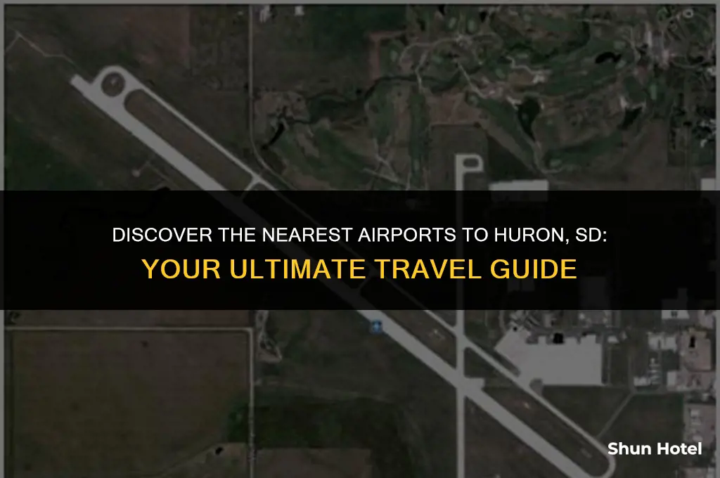 what airports is closest to huron sd